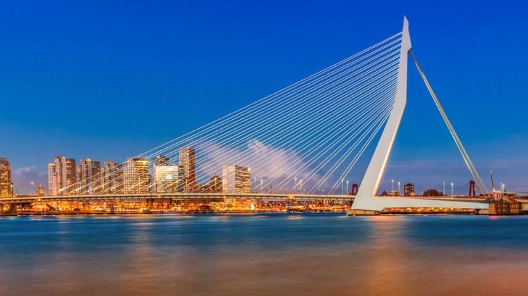 Erasmus Bridge In Rotterdam, The Netherlands | Heavenly Holland