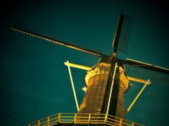 Windmill 'The Rose' in Delft (South Holland)