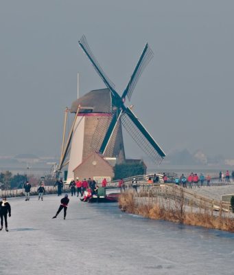 Groeneveldse Windmill in Schipluiden (South Holland)