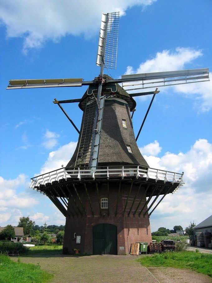 Windmill 'De Ooievaar' in Terwolde (Gelderland)