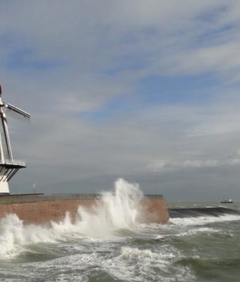 Windmill 'Oranjemolen' in Vlissingen (Zeeland)