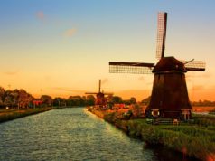 Windmills Oudorperpolder in Alkmaar (North Holland)