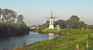 Windmill 'De Vlinder' in Deil (Gelderland)