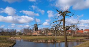 Windmill 'De Valk' in Montfoort (Utrecht)