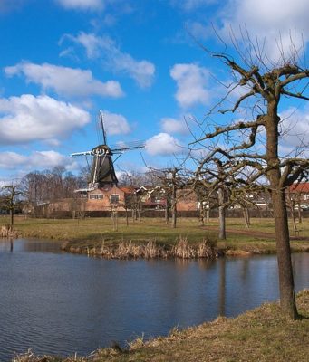 Windmill 'De Valk' in Montfoort (Utrecht)