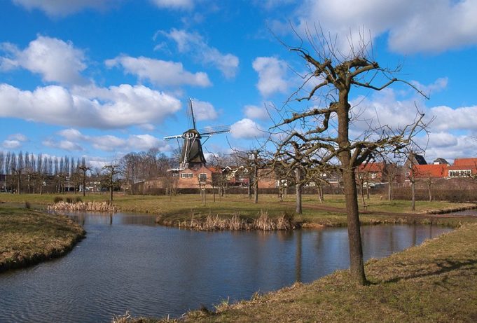 Windmill 'De Valk' in Montfoort (Utrecht)