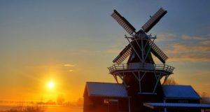 Windmill 'Bovenrijge' in Ten Boer (Groningen)