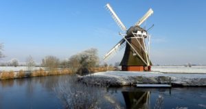 Windmill 'Krimstermolen' in Zuidwolde (Groningen)